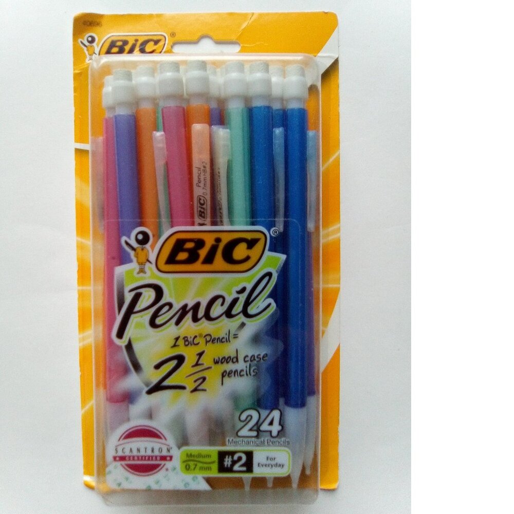Bic 24-Count 0.7mm HB #2 Mechanical Pencils